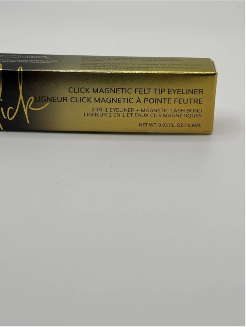Lilly Lashes Click Magnetic Felt Tip Eyeliner 2-in-1 Lash Bond 0.9ml NIB